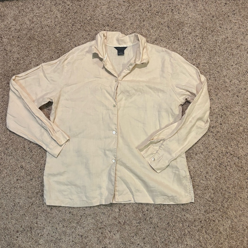 🎀 2 for $20 Sale 🎀 Linen button up blouse